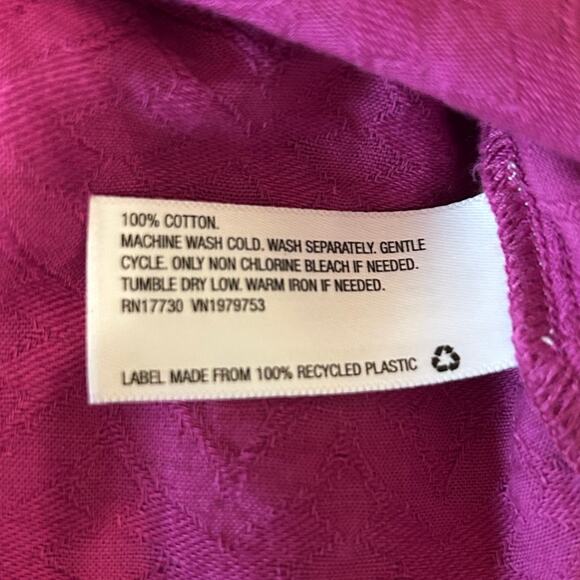 Y2K Knox Rose Women Top‎ 2X Magenta Boho Cottagecore Peasant Whimsical Festival - Picture 8 of 10